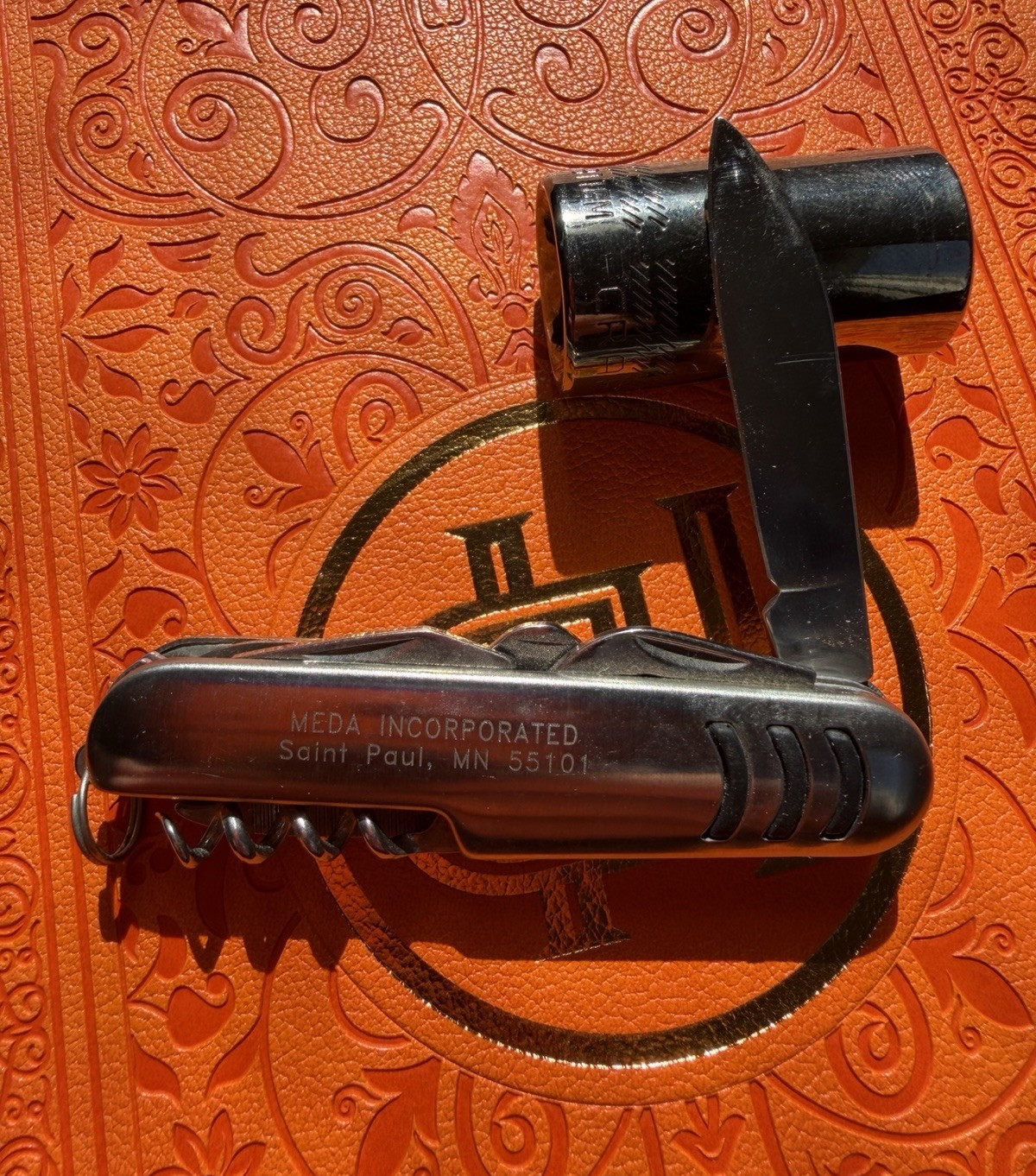 Vintage MEDA Incorporated St. Paul, MN Stainless Steel Multi-Tool Knife