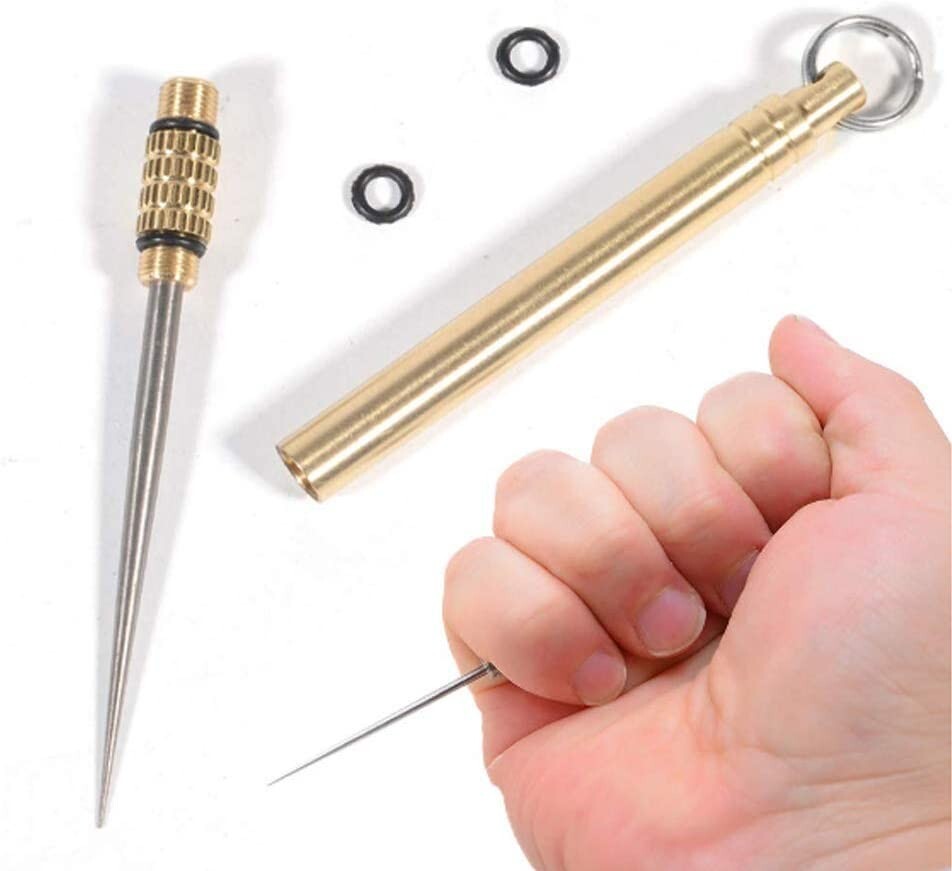 LOT OF 17:OUTDOOR CAMPING PICNIC STAINLESS STEEL TOOTHPICK PORTABLE KEYCHAIN,NEW