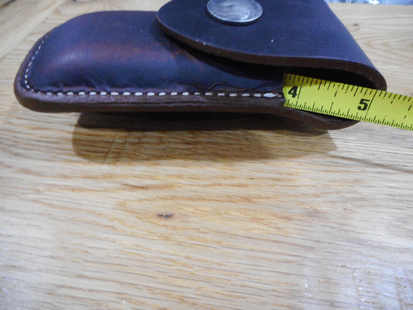 Leatherman Super tool 300 Crazy Horse leather sheath. Buffalo snap. Sheath only.