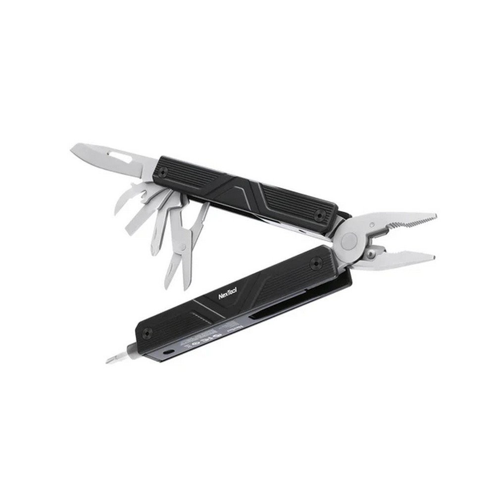 NexTool Gemini Electric Multi Tool 5″ Black Stainless Handle – NE20213