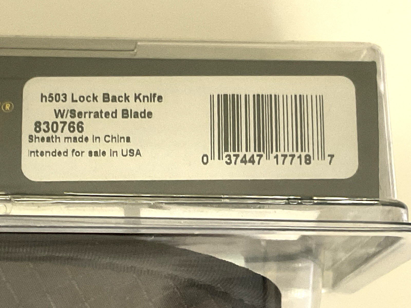 Leatherman H503 knife bit set nylon sheath New USA