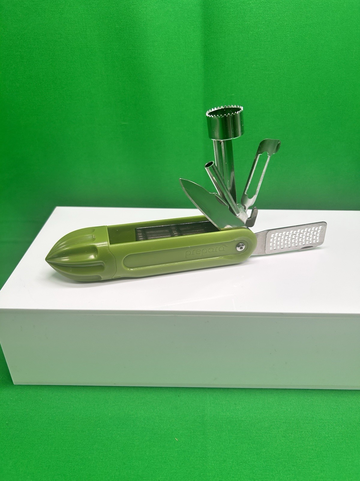 Prepara Multi Kitchen 6 Tool Green Camping and Hiking Foldable Tool