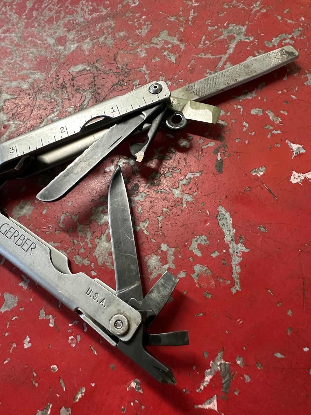 Gerber MP400 Vintage Blunt nose With Custom Chisel