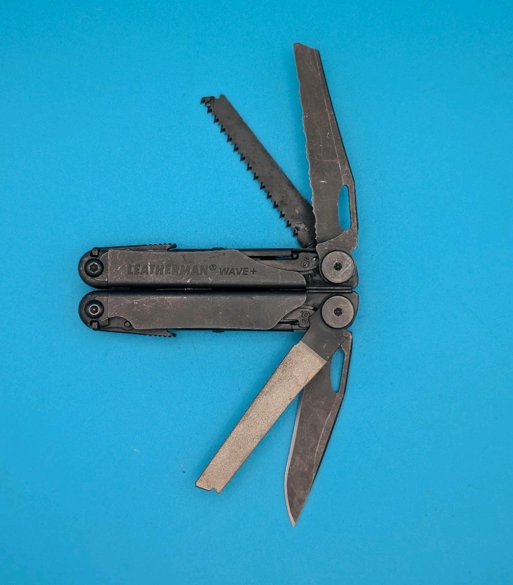 Leatherman Wave Plus + Multi-Tool! FAST SHIPPING! BLACK OXIDE!