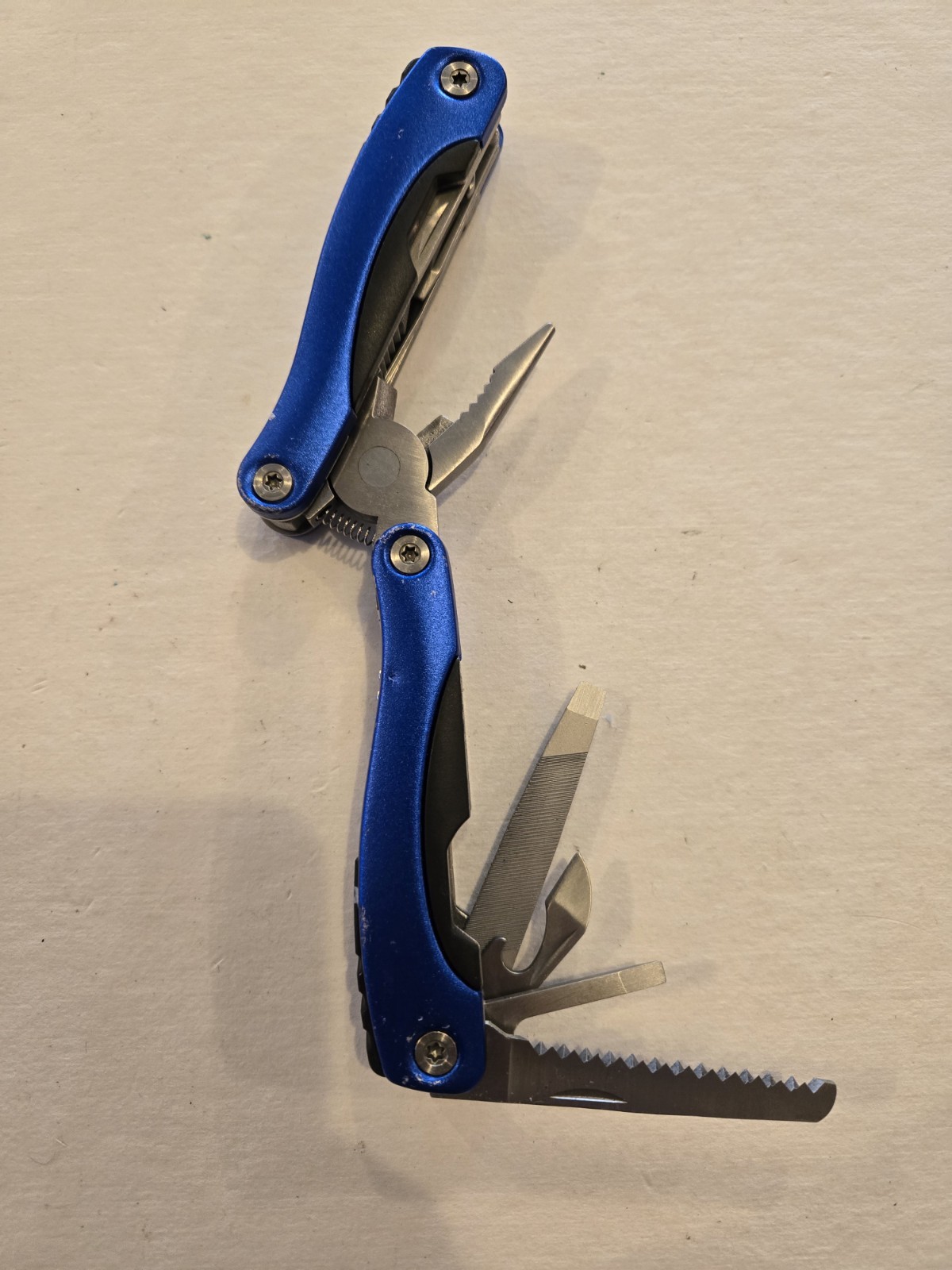 Swiss Force Multi Tool 10 Functions, Blue – (TSA Confiscated)