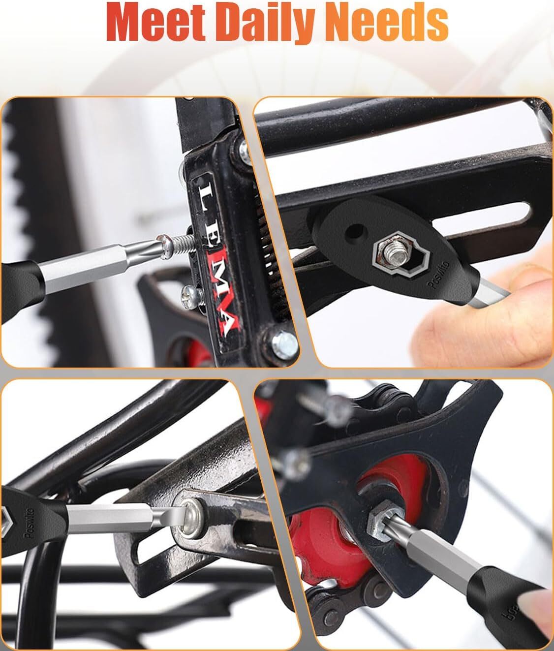 Keychain Screwdriver Tools, Stocking Stuffers for Men, 6-in-1 Screwdriver Bit