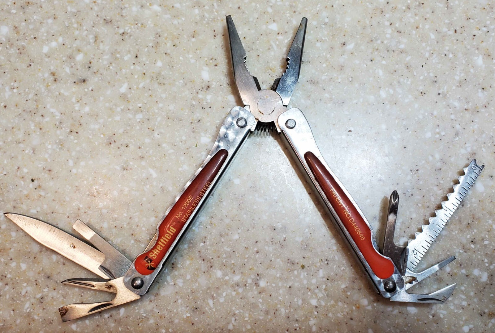 Multitool Sheffield 1200E Stainless Pliers Style AND New pocketknife multitool