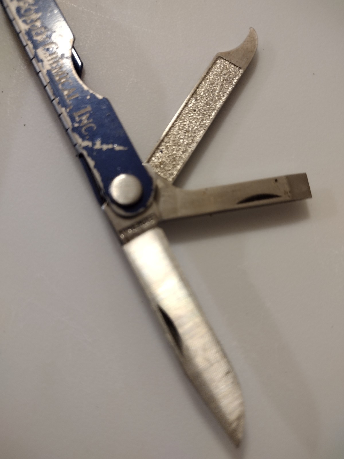 Leatherman Micra 10 in 1 Multitool Stainless Steel Hiking Camping Fishing Blue