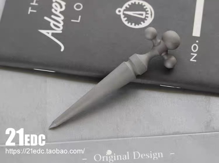 EDC TC4 Titanium Pry Bar Crowbar Mini Outdoor Multi Tool Cool stick cross stick