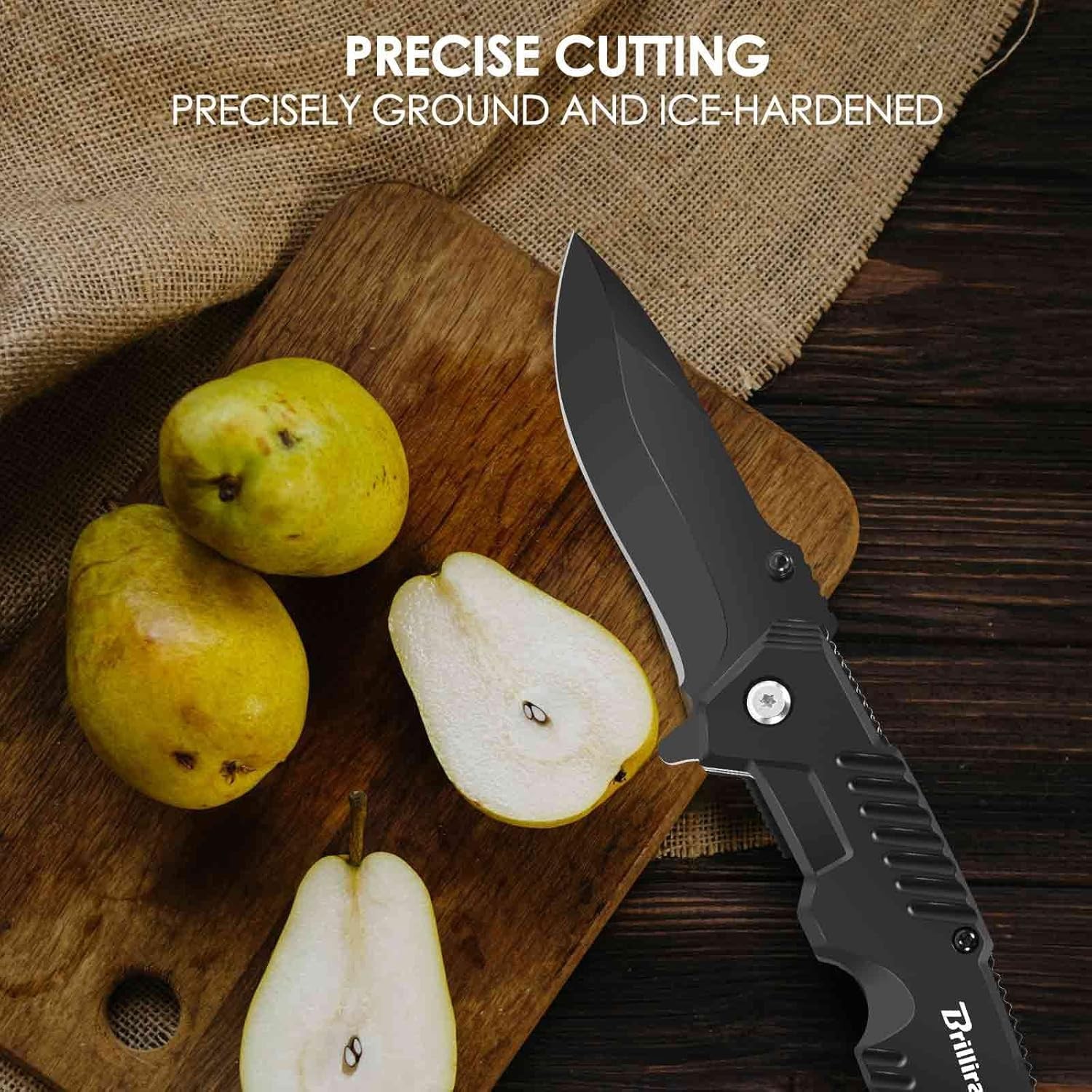 Pocket Knife, Folding Tactical Knives Blade 2.6in, Foldable Survival Small Knife