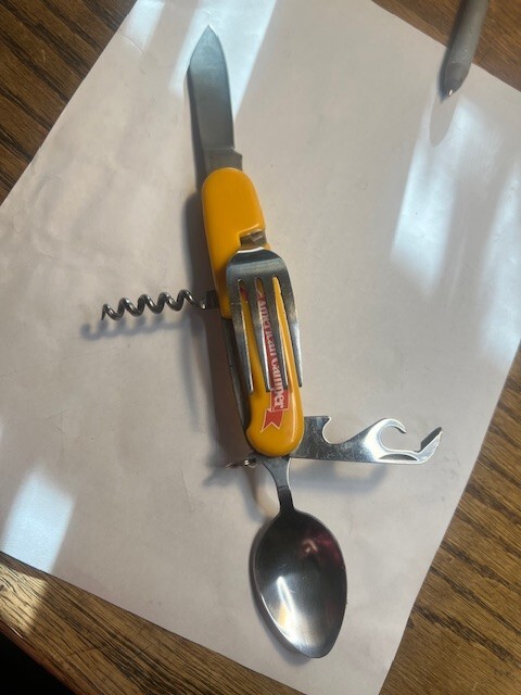 American Camper Key Chain Multipurpose Tool With Utensils