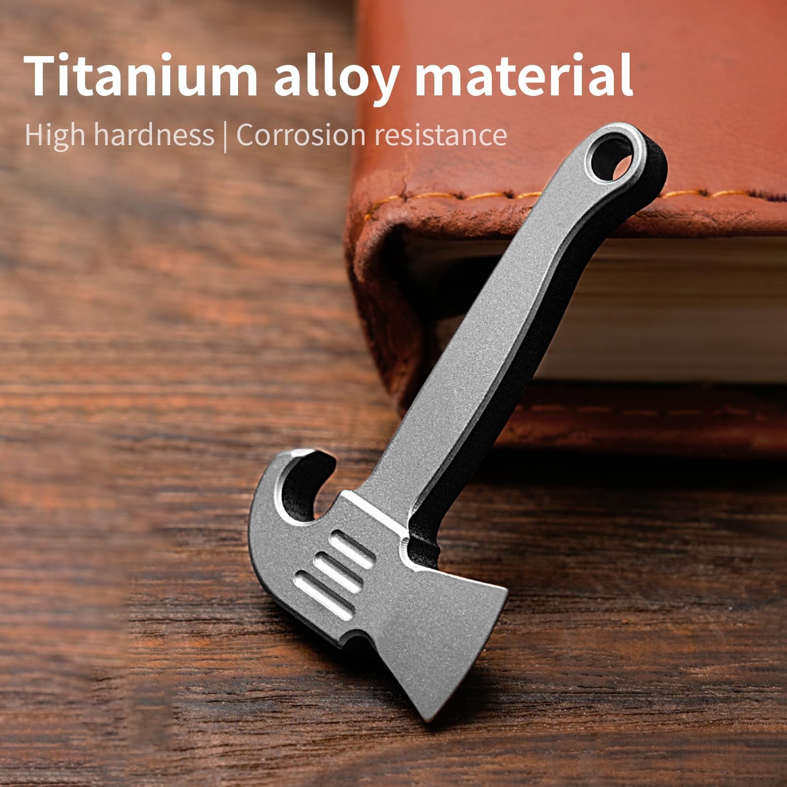 Titan EDC Crowbar, EDC MultiTool with Bottle Opener, Mini Keychains…