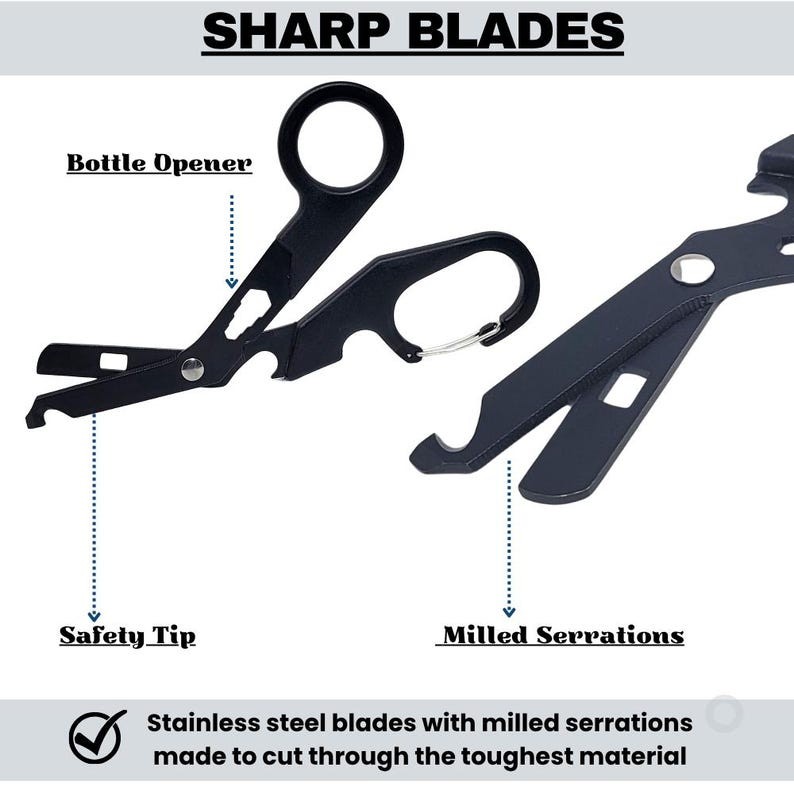 Engraved Outdoor Rescue Scissor, Emergency Camping Tool Christmas Gift for Him