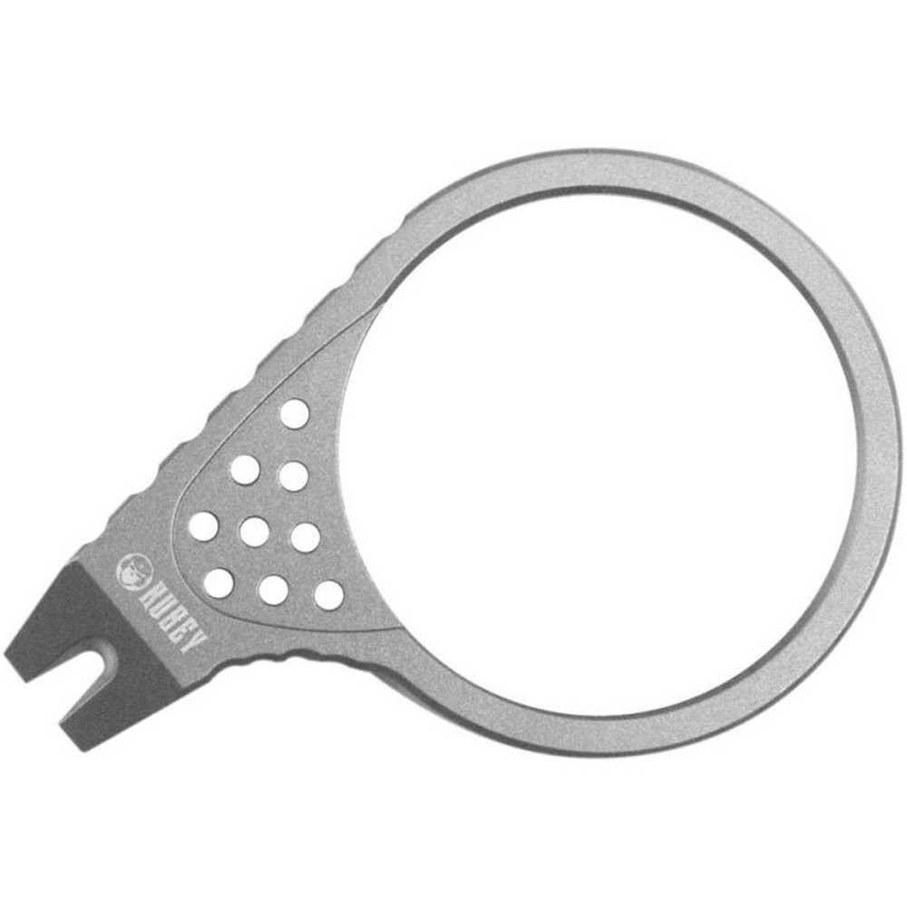 Kubey Pry Tool Gray With Finger Ring Titanium Construction Lightweight – KU410A