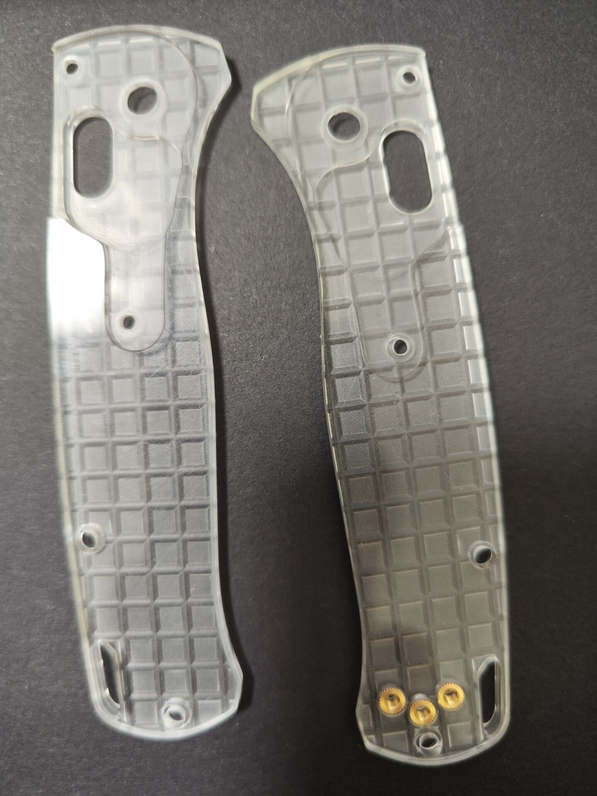 New 1 Pair Acrylic Handle Scales for Benchmade Bugout 535 Without Blade
