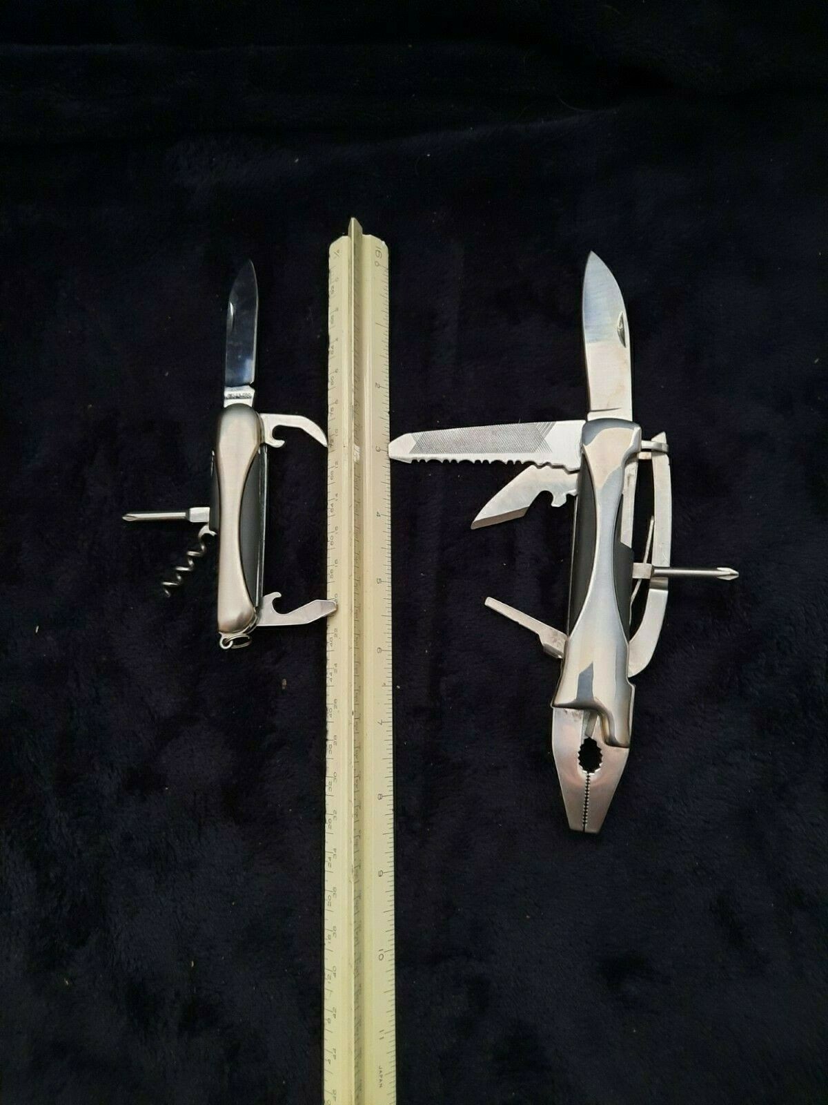 Knife 2 Unbranded Stainless Steel Swiss Army Style Multitool Bundle NEW
