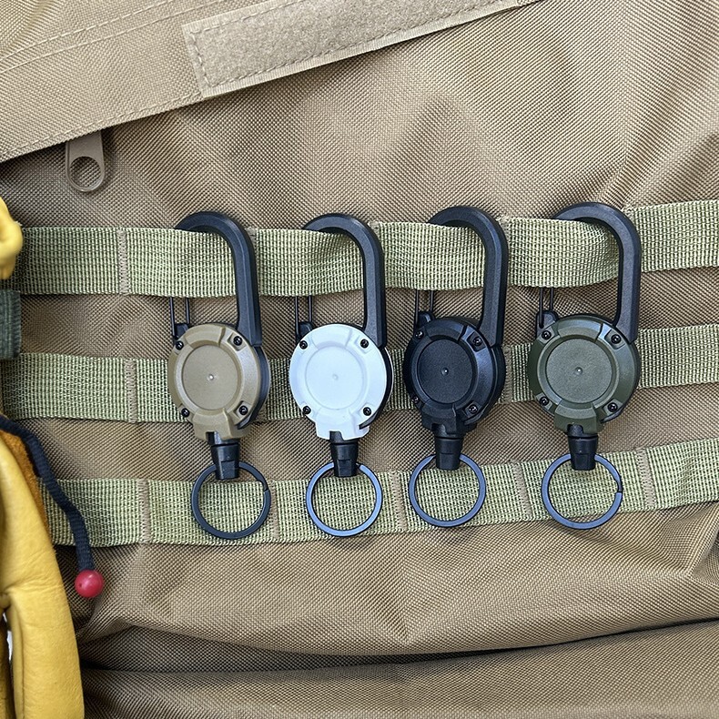 Retractable key rings retractable keychain
