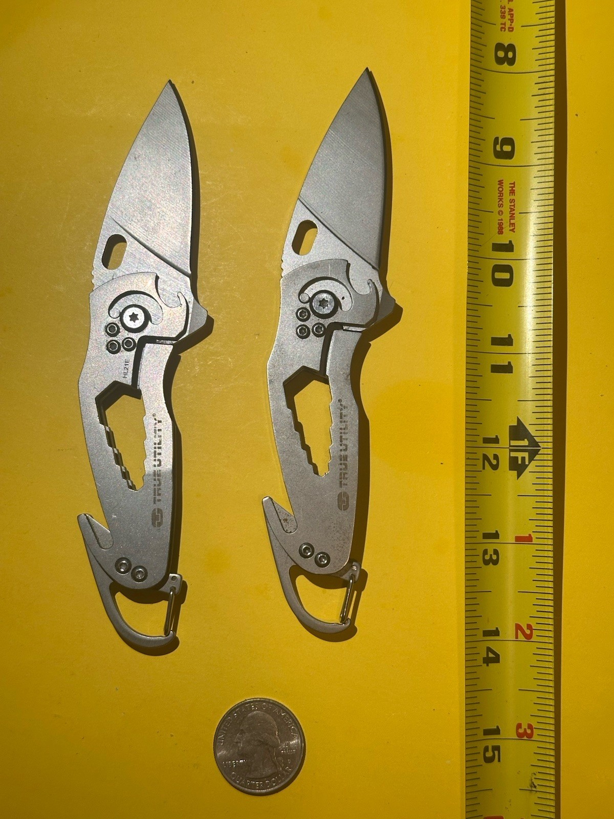Lot Of 2 True Utility SmartKnife 11-in-1 Multi Tool Weatherproof Case TU573
