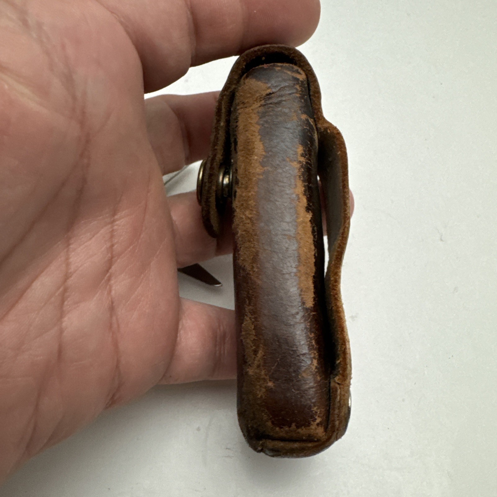 Vintage Original Leatherman knife Multi Tool Portland OR 9 TOOL Leather Sheath