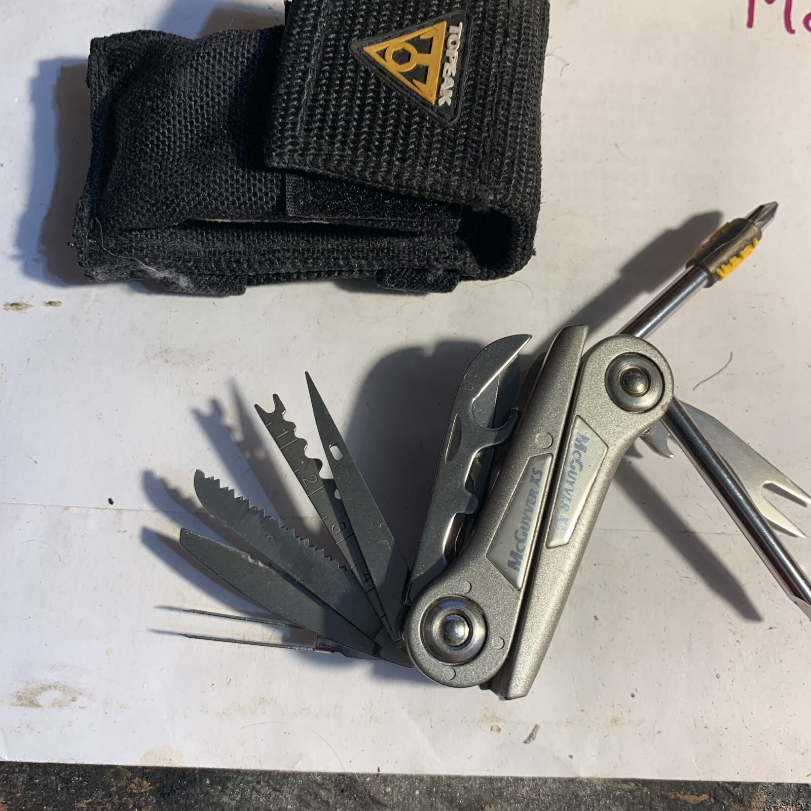 TOPEAK McGUYVER XS Multi-Tool Micro Mini Cycling Hiking MTB Camping Eddie Bauer
