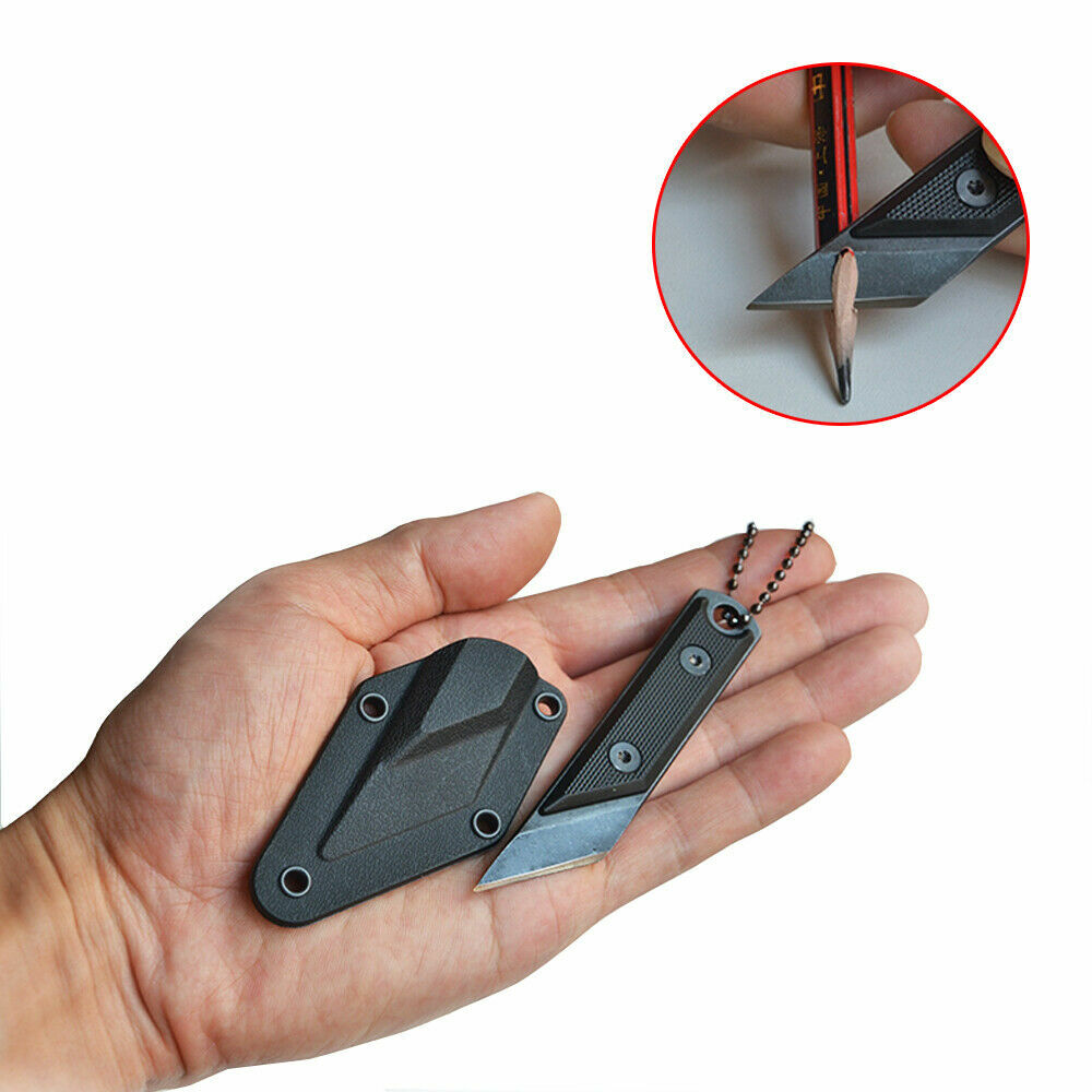 2PCS Knives Stainless Steel Camping Outdoor Mini Portable Carving Knife EDC Tool