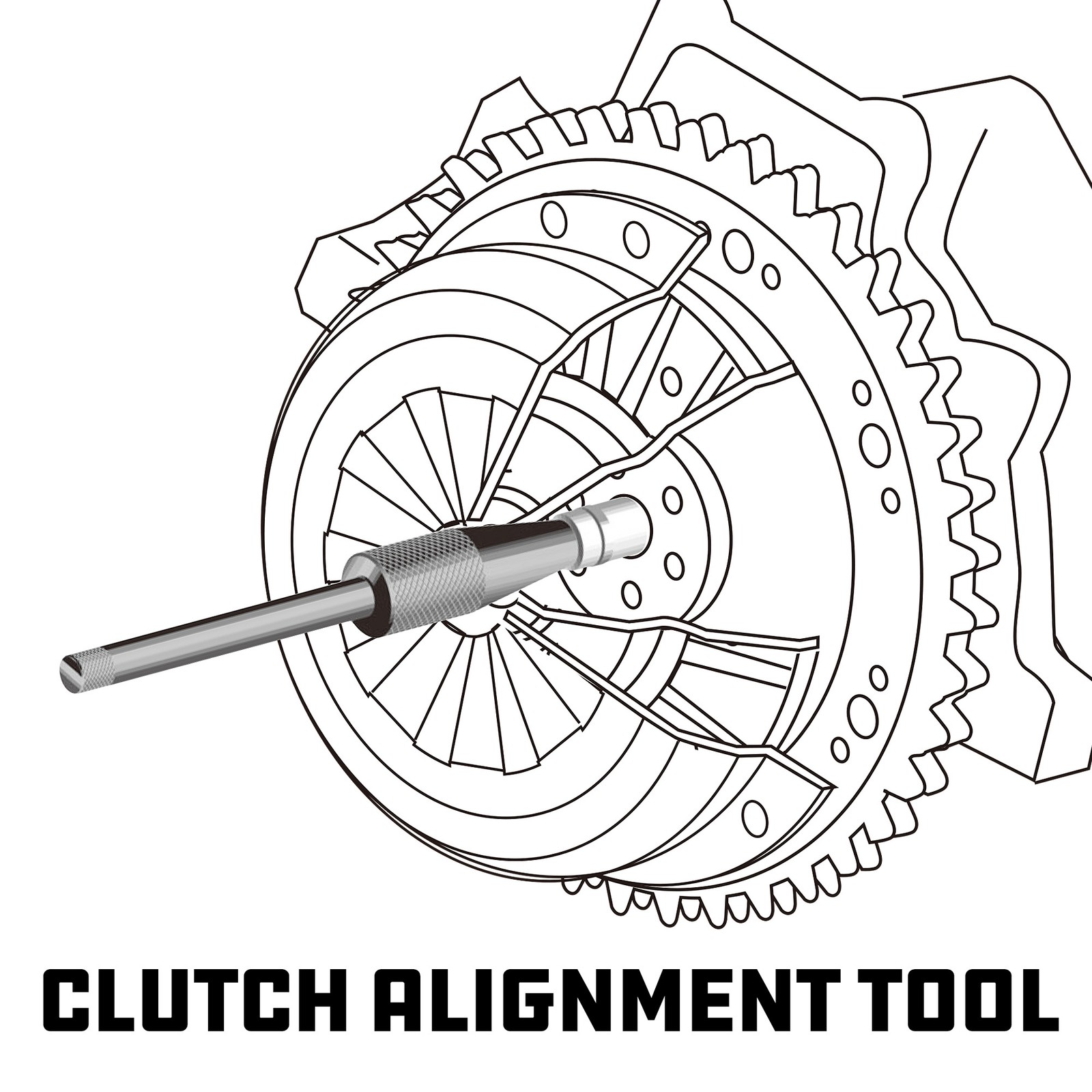 Powerbuilt SAE & Metric Clutch Alignment Tool Set – 648649