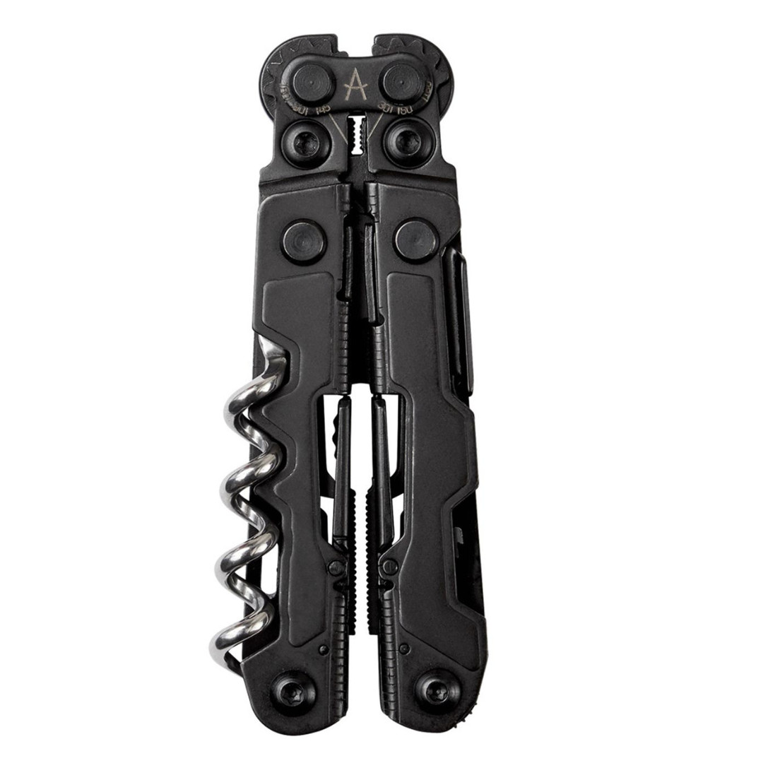 SOG PL1002CP PowerLitre 19-in-1 Mini Multi-Tool Black Oxide Pocket Tool w/ Clip