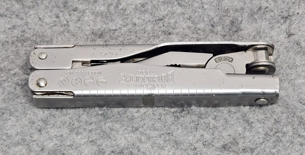 BUCK KNIVES -BUCKLITE NO. 355 Multi Tool Plier Screwdrivers File USA made