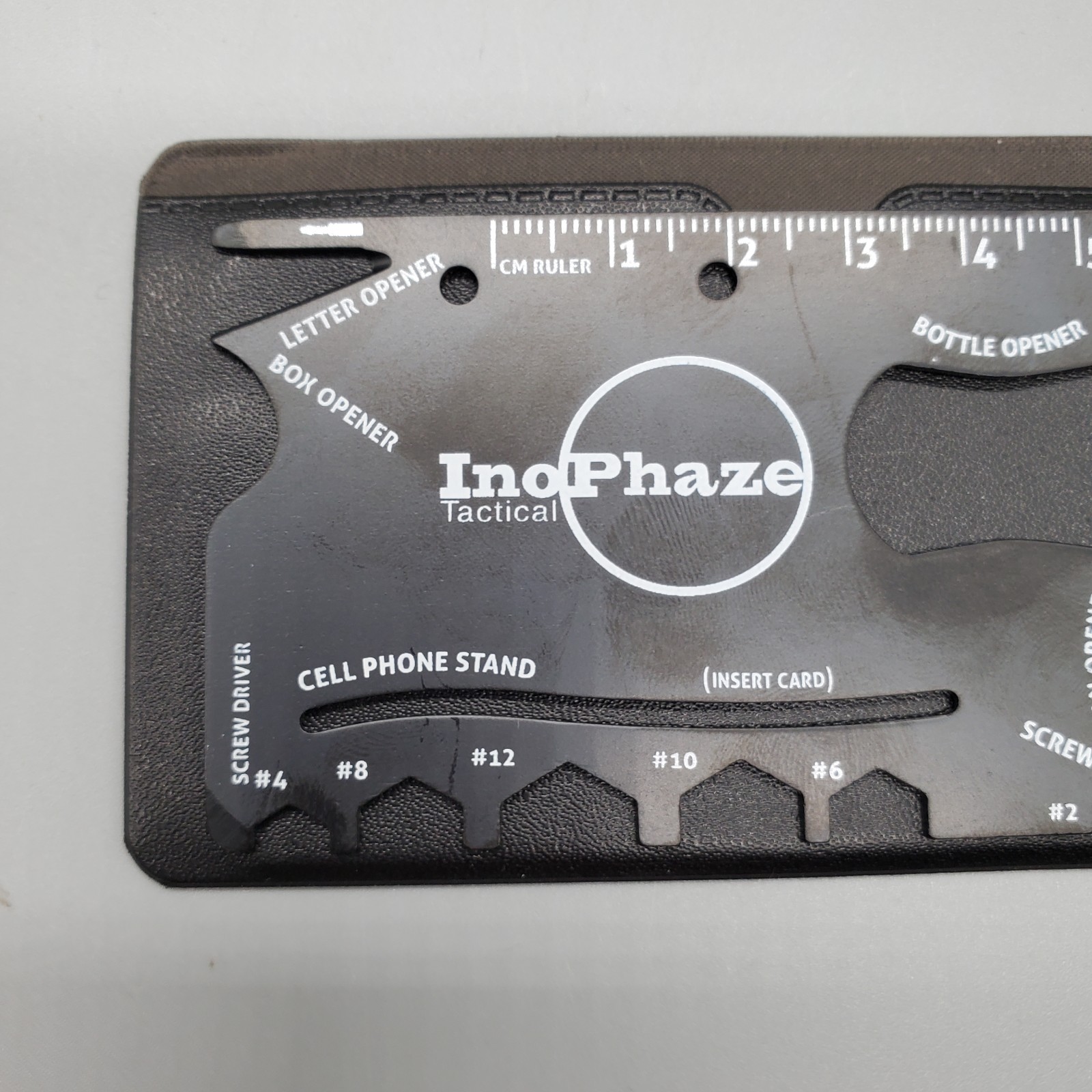 Wholesale Lot of 50 Wallet Multi-purpose Credit Card Size Tool Black