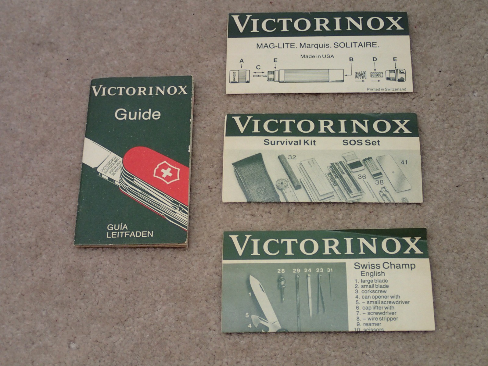 Victorinox Vintage Survival Kit Swiss Multi Tool Nice