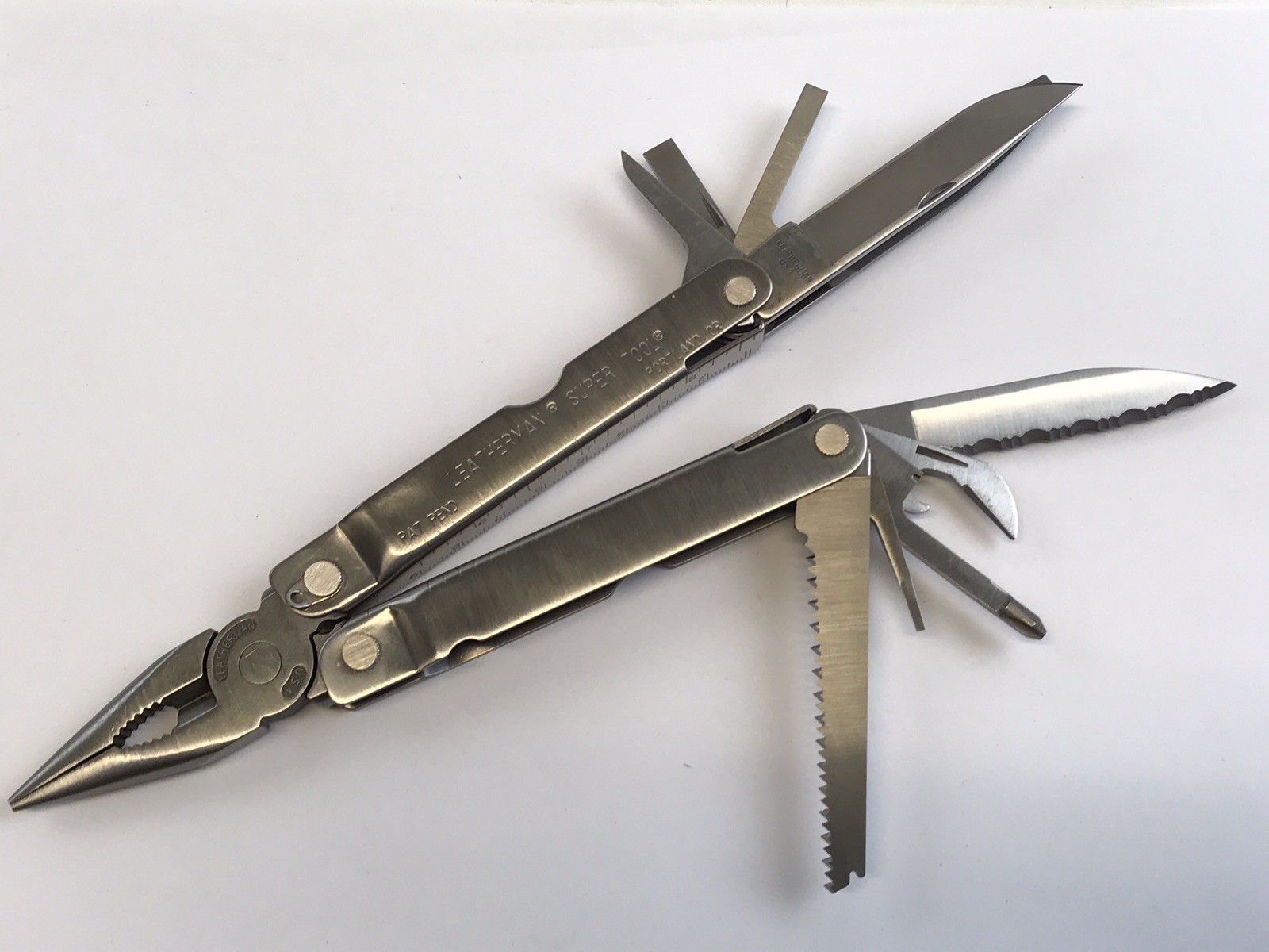 Original Leatherman Super Tool Multi-Tool Pocket Knife 1998 Box & Sheath NOS