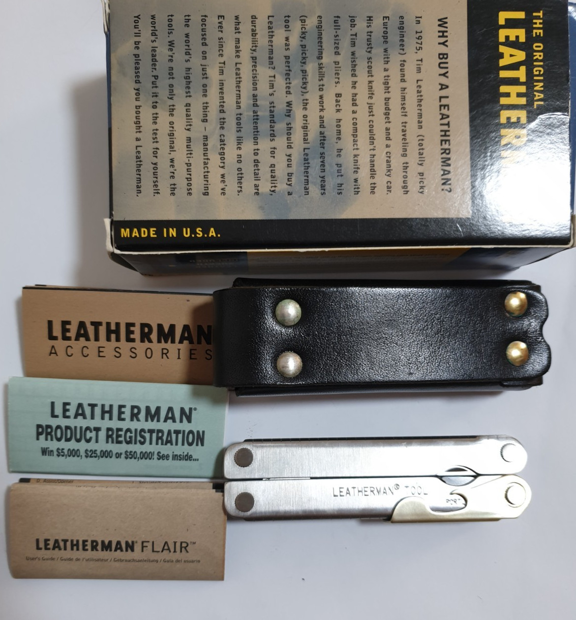 🔥🔥🔥 Leatherman Flair Rare Retired Multi Tool Collectable New In Box