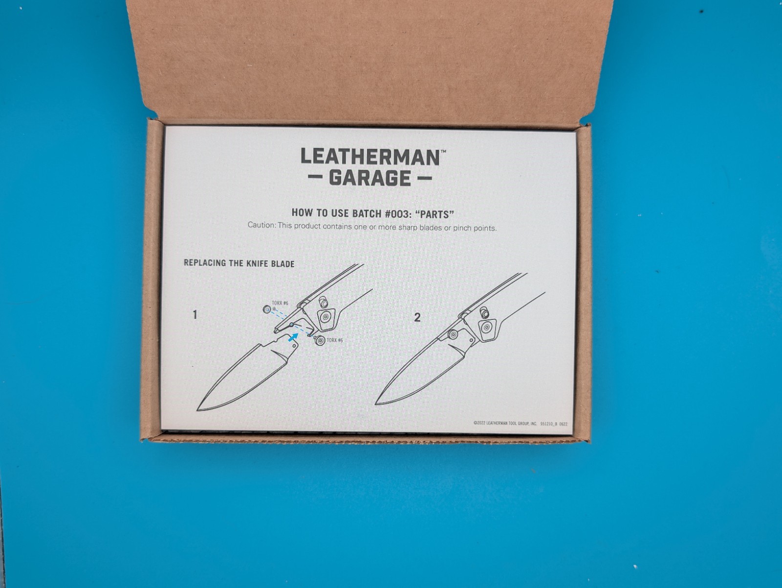 Leatherman Garage – Batch #003: Parts – Limited Edition Knife – Brand New In Box