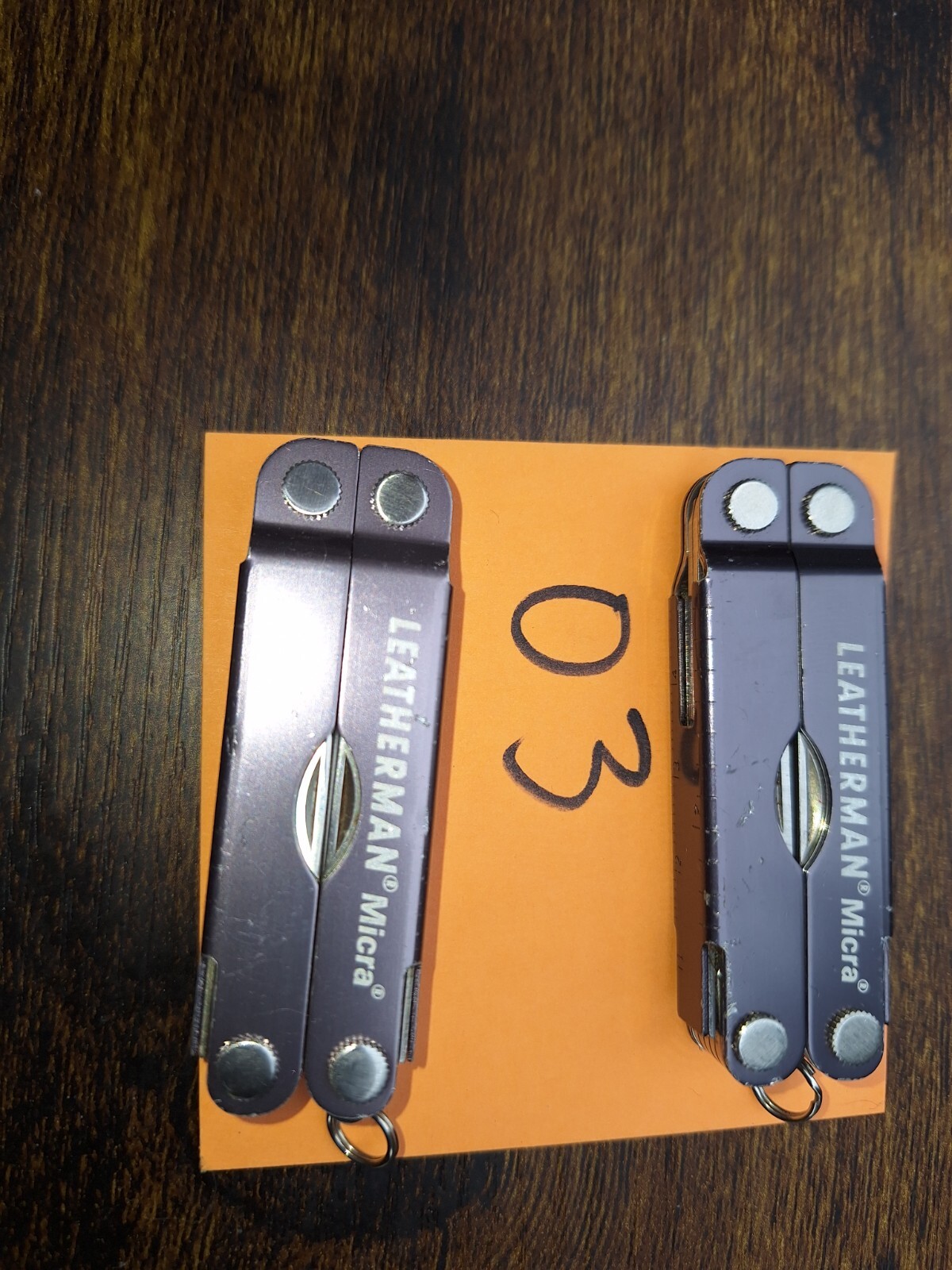 2 Grey Leatherman MICRA Mini Multi Tool LOT O3