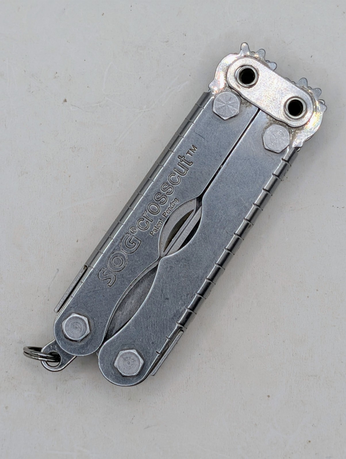 SOG CrossCut Stainless 9-In-1 Multi-Tool with Compound Leverage Scissors Retired