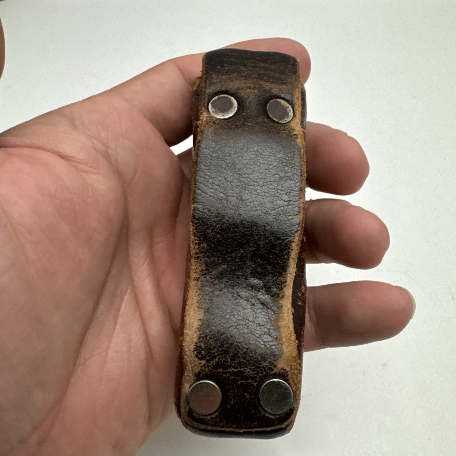 Vintage Original Leatherman knife Multi Tool Portland OR 9 TOOL Leather Sheath
