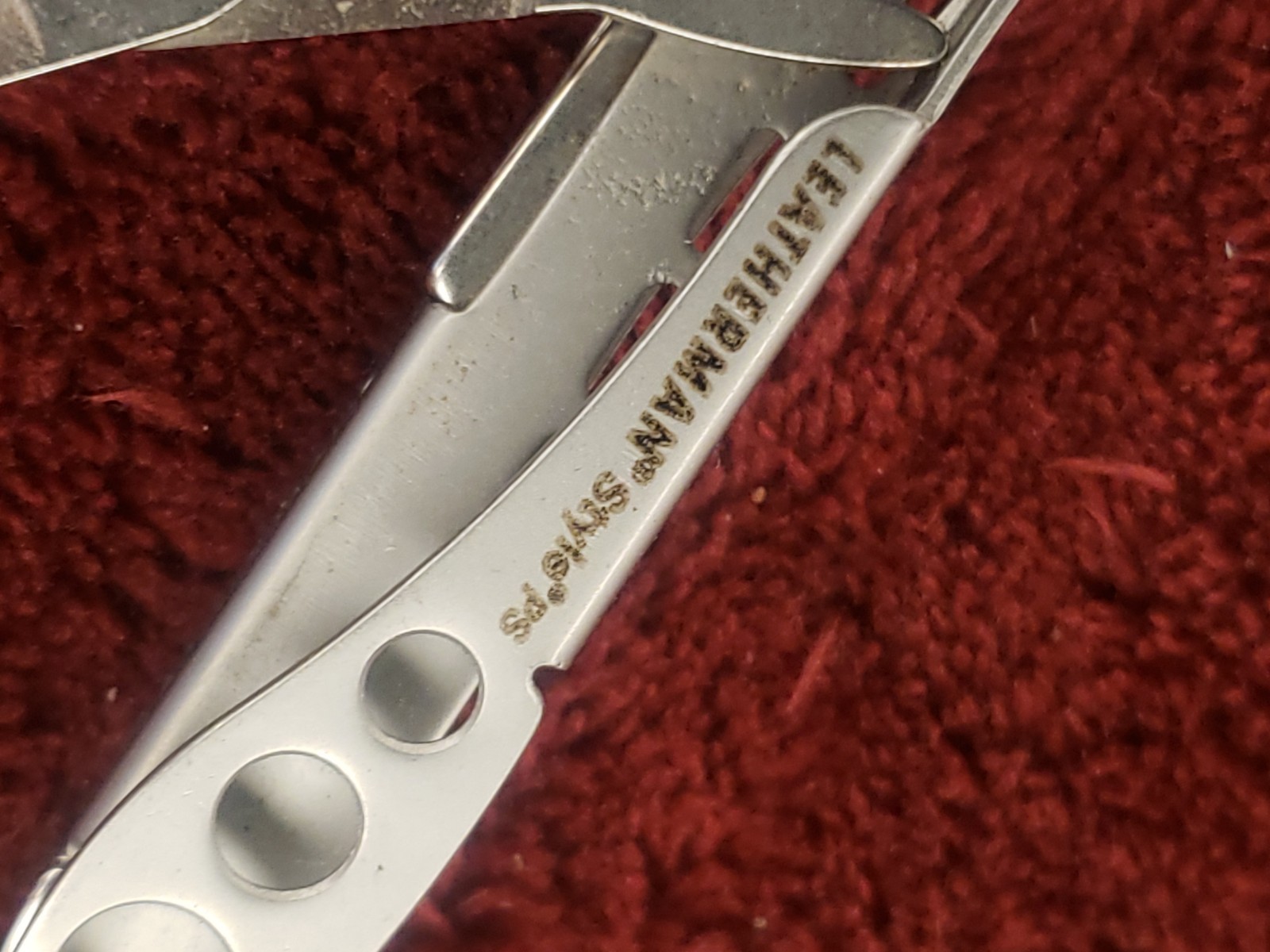 Leatherman Style PS Red Multitool rare psr