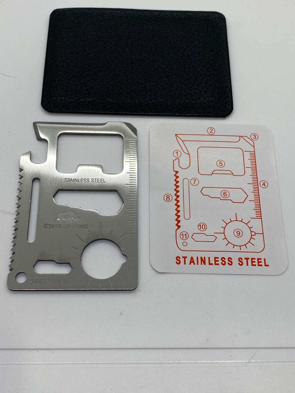 Multipurpose Pocket Survival Tool – Stainless Steel 11-1 tool