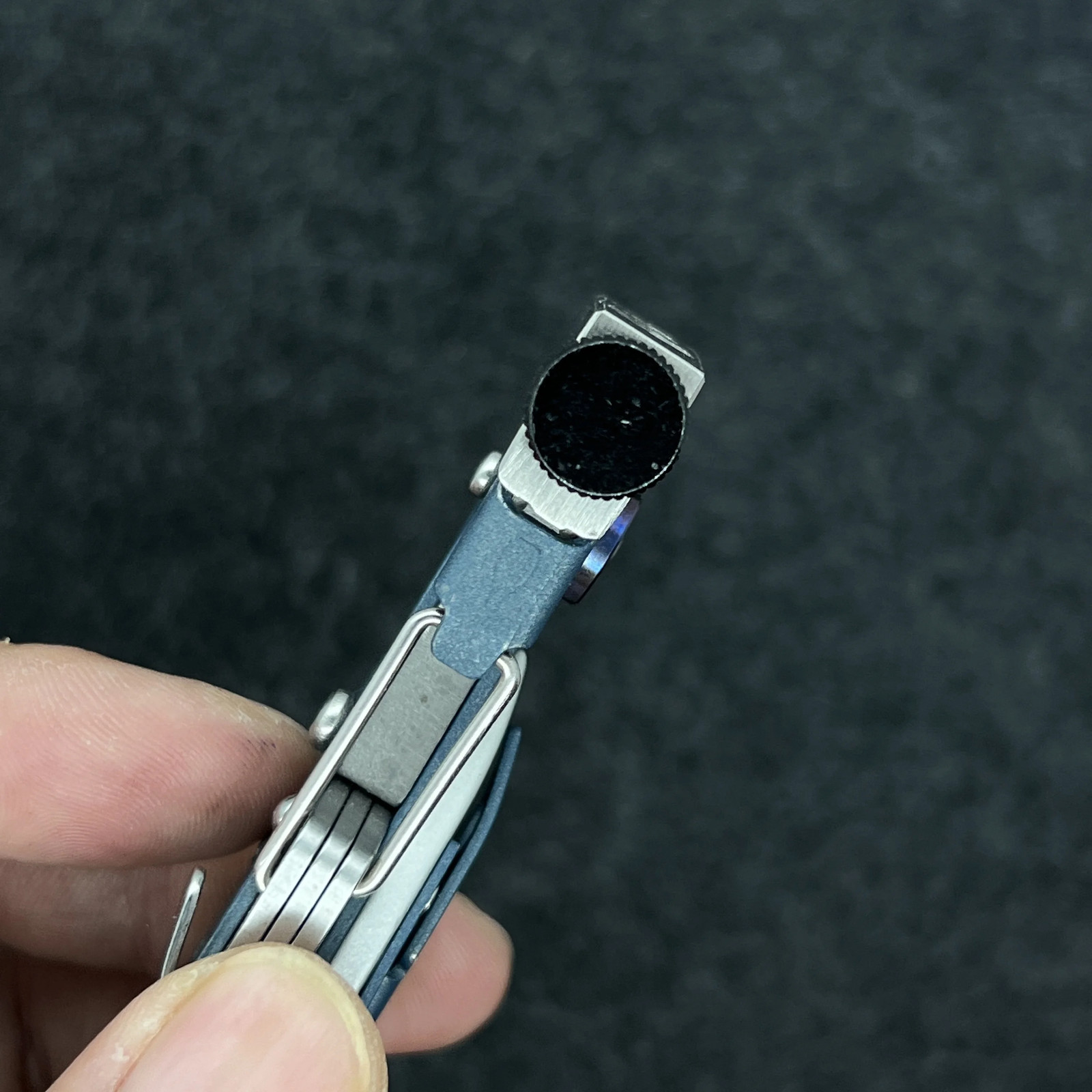 Carabiner Extension with Hammer Crowbar Bit Driver For Leatherman Skeletool MOD