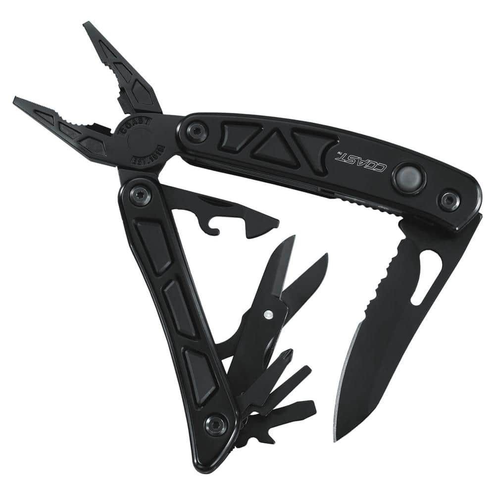 Coast Multi-Tool LED Pliers Screwdriver Bottle Opener Wire Cutter Stripper Knife
