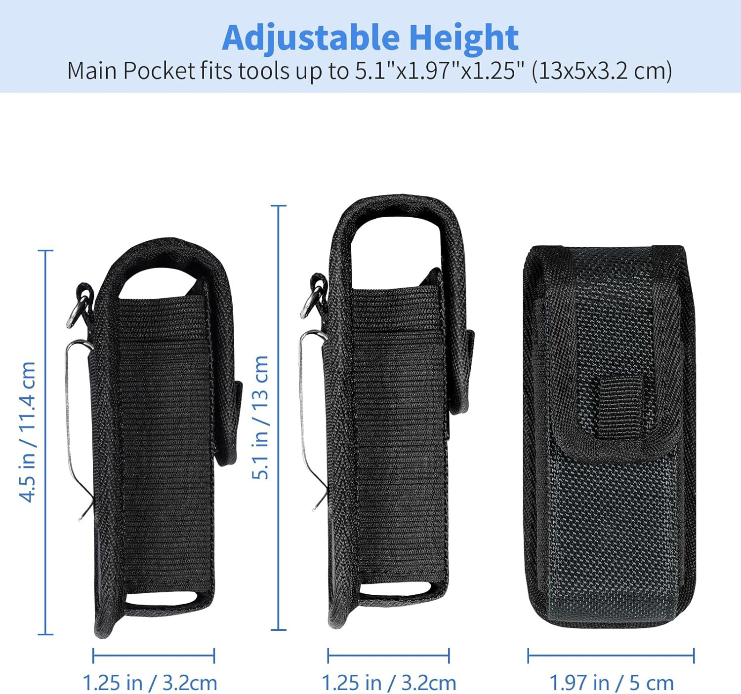 Multitool Sheath EDC Pouch Compatible with Leatherman Wave plus Wingman Surge Re