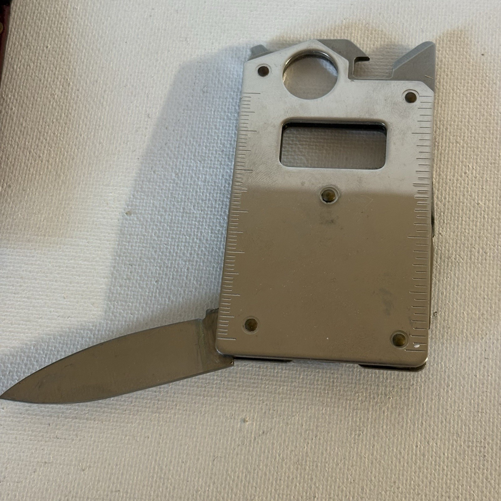 Nature Company Kanger Japan Multi Tools Survival Knife & Pouch Camping Vintage