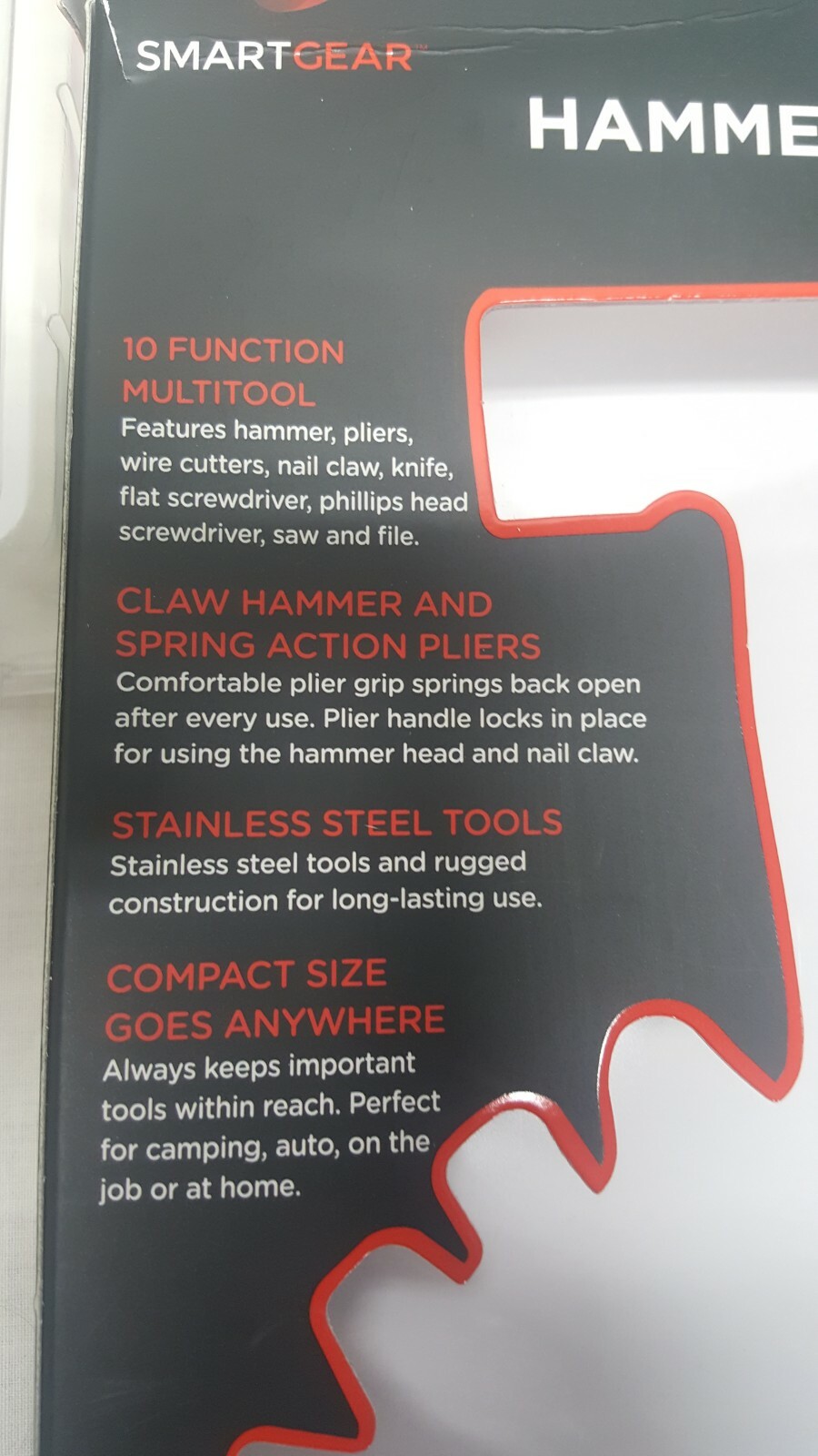 NEW SMARTGEAR 10-FUNCTION HAMMER MULTI-TOOL PLUS USED WINCHESTER MULTITOOL