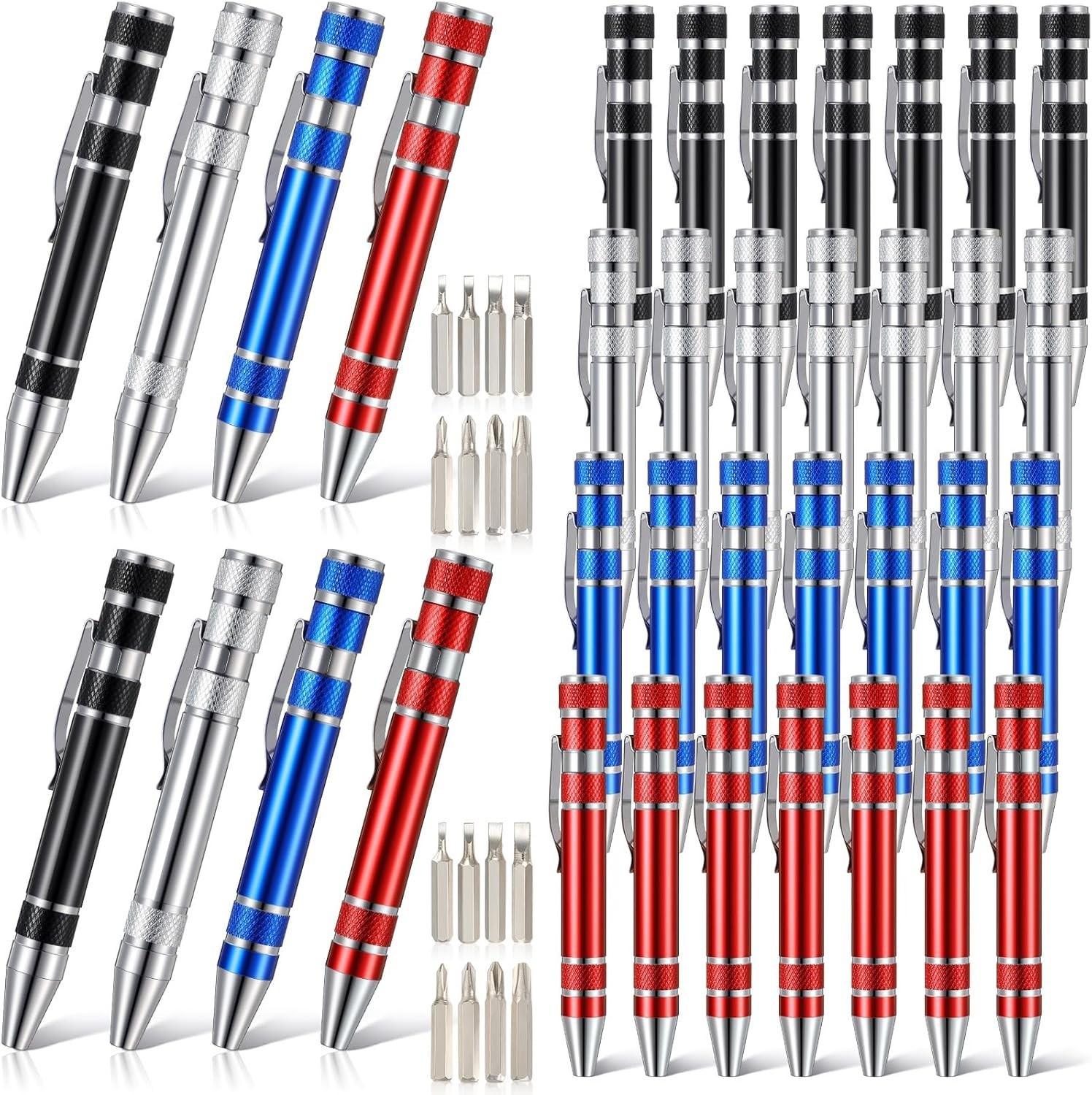 Pen Screwdriver Gifts Multitool Handy Tool 8 in 1 Magnetic Pocket Screwdriver…