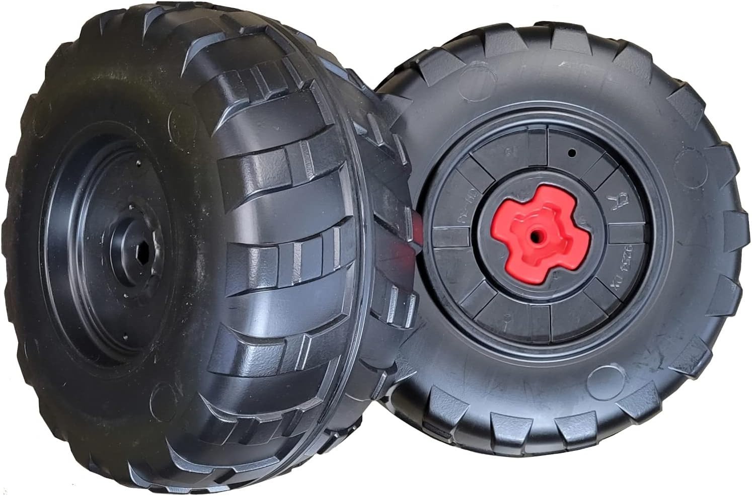 Peg Perego John Deere Gator XUV Ride On Replacement Rear Wheels 2 Pack 13-1/2″