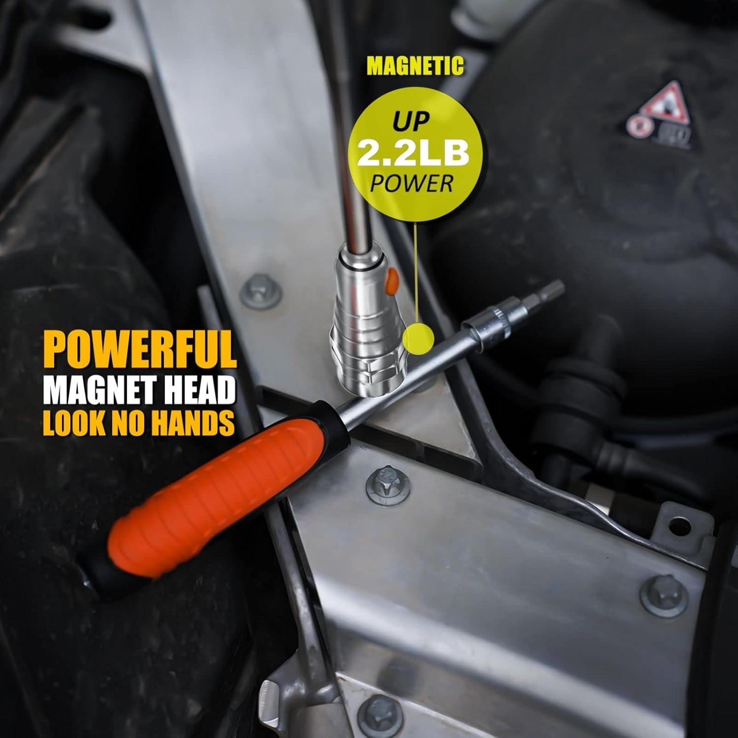Dad Gifts, Magnetic Pickup Tool, Telescoping Magnet Flashlight, Fathers Day G…