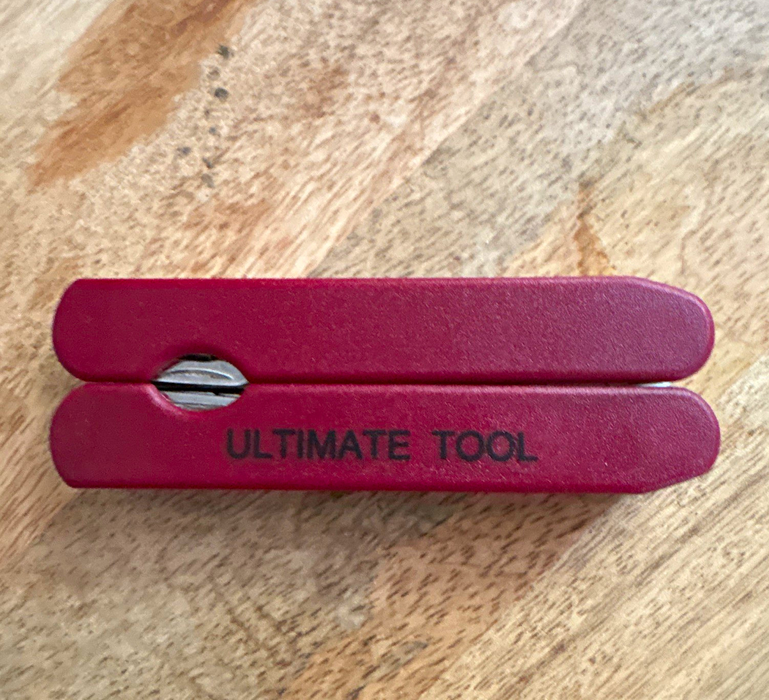 Ultimate Tool Red Stainless Multi-Tool Pliers Knife Nail File Bottle Opener