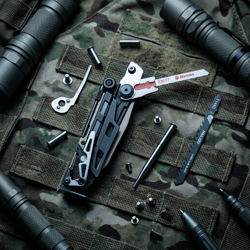 T-Shank Saw Adapter Standard Version Compatible with Leatherman MUT