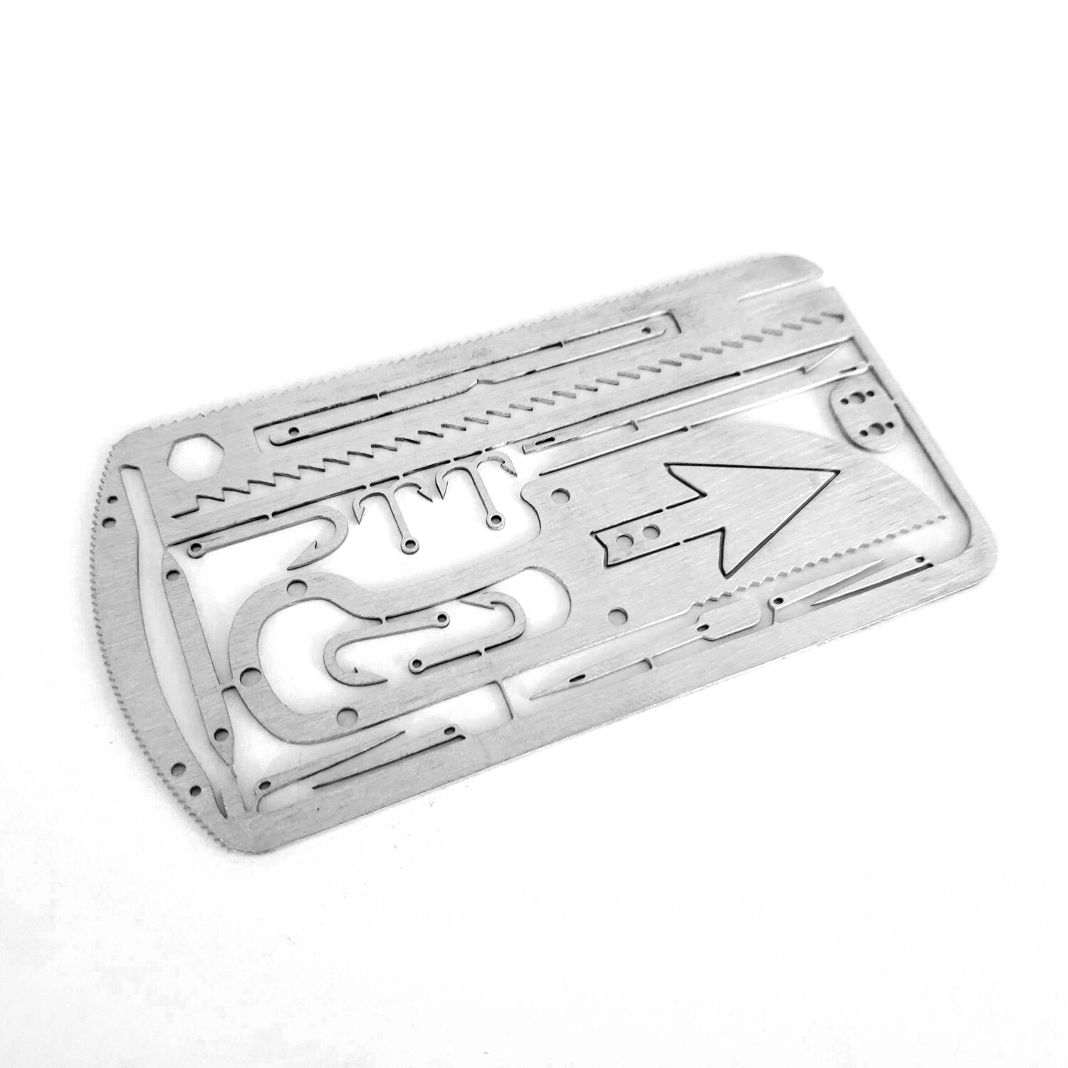 Sirius Survival 20-in-1 Fishing Multitool Survival Card – Wallet Survival Card