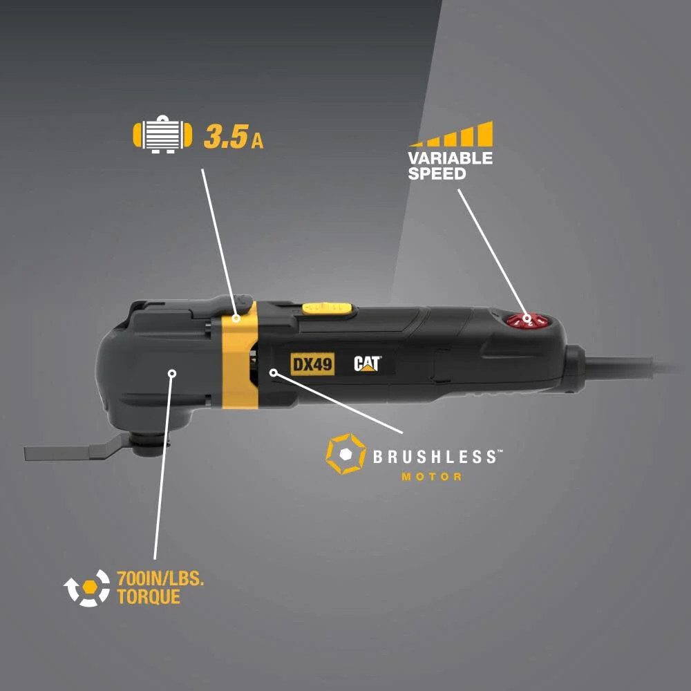Cat Oscillating Multi-Tool 3.5 Amp Corded